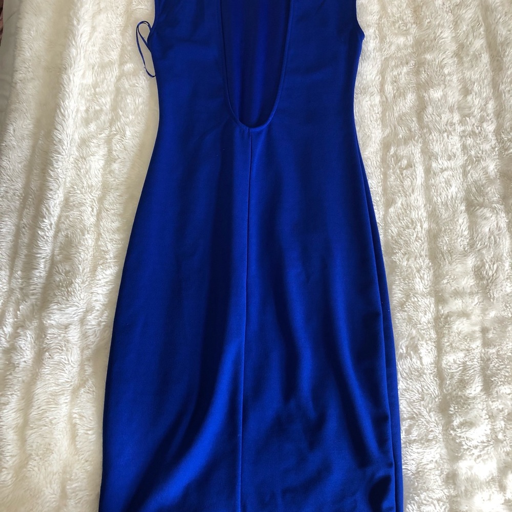 Knee length blue Dress